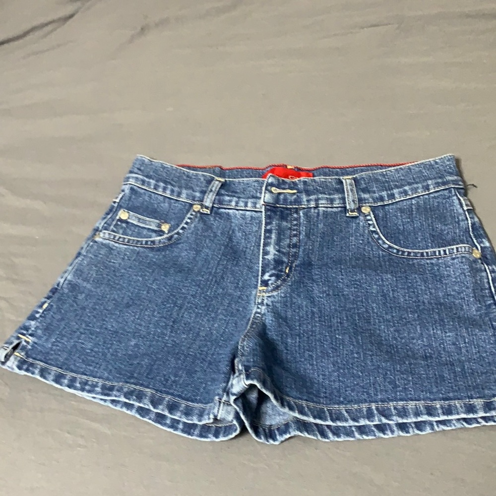 Glo stretch denim shorts